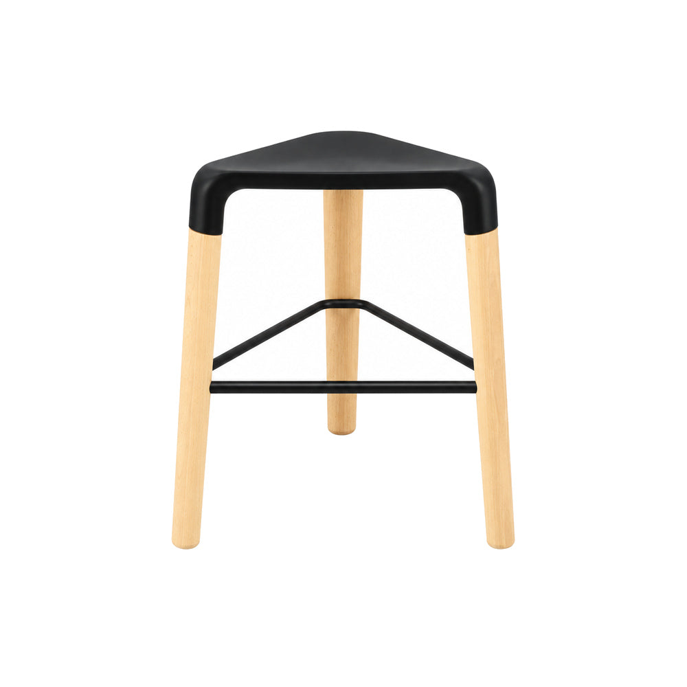 Taburete para Hotel - INFINITI PICAPAU STOOL H46.5 - Varios Colores - Asiento de Polipropileno y Estructura de Madera