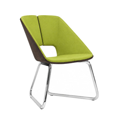Sillón para Terraza Tipo Escandinavo - INFINITI HUG - Varios Colores - Asiento y Respaldo Tapizados Estructura de Madera Base Aluminio
