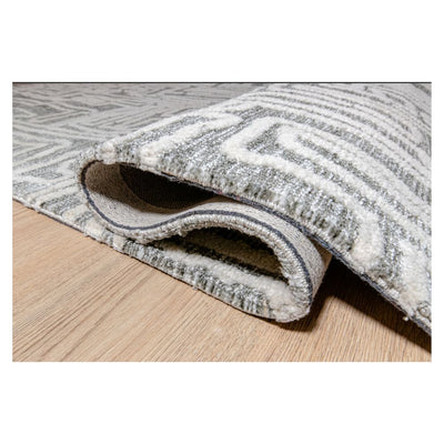 TAPETE LAVIN BALLY N2005 | Tapete Decorativo para Recepción Hotel Hogar Departamento Sala | GRIS BEIGE | Varias Medidas | Rectangular | Interior | Hotel Habitación Airbnb Sala Recamara Estudio