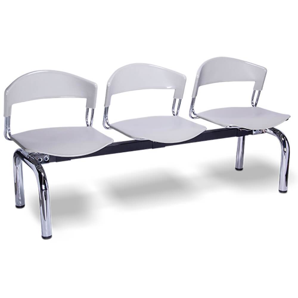 Requiez Banca RE-931 Polipropileno Base 4 Puntas Acero Tubular Redondo - Banca - Requiez - NOGAL BEAT