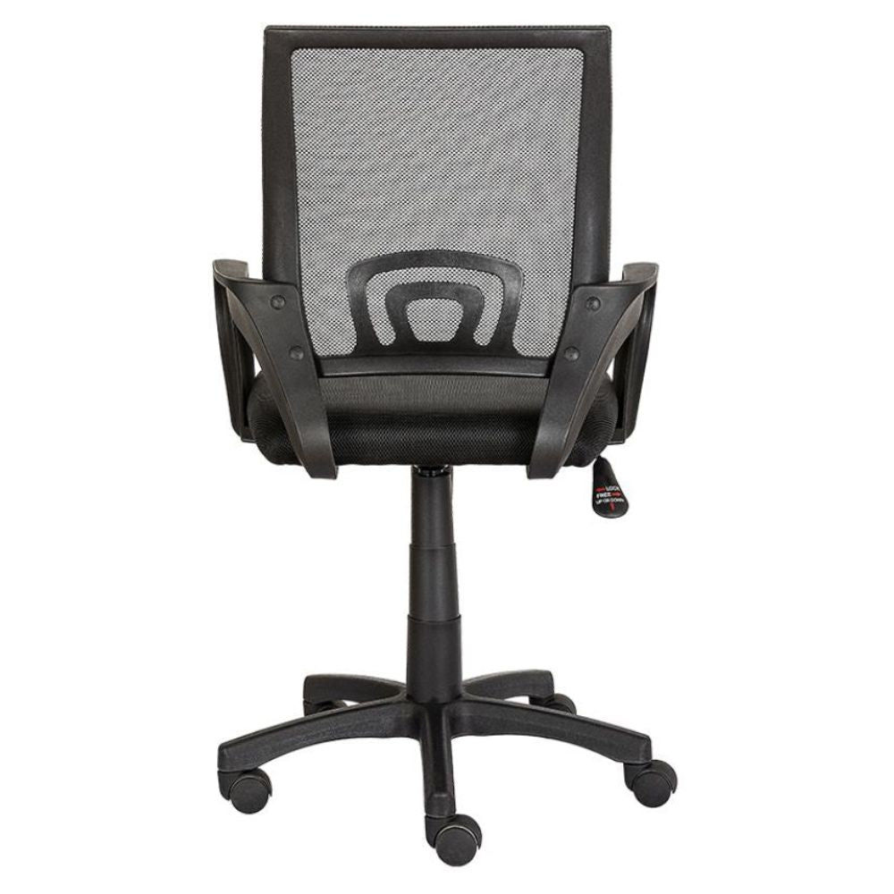 SILLA NOGAL BEAT LK-15 | Silla Operativa para Oficina | Base Estrella Nylon con Rodajas | Tapiz Malla | Interior Institucion Compañia Organizacion Empresa Empresarial Laboral Oficina Despacho Bufete Operativa