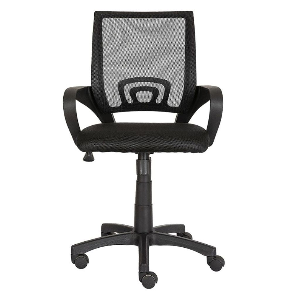 SILLA NOGAL BEAT LK-15 | Silla Operativa para Oficina | Base Estrella Nylon con Rodajas | Tapiz Malla | Interior Institucion Compañia Organizacion Empresa Empresarial Laboral Oficina Despacho Bufete Operativa