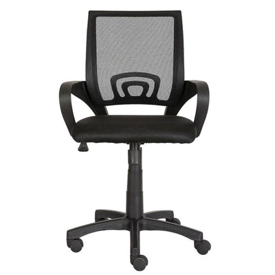 SILLA NOGAL BEAT LK-15 | Silla Operativa para Oficina | Base Estrella Nylon con Rodajas | Tapiz Malla | Interior Institucion Compañia Organizacion Empresa Empresarial Laboral Oficina Despacho Bufete Operativa