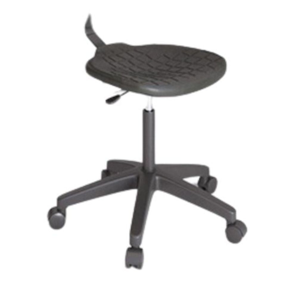 Silla de Oficina Industrial Ergonómica - OFFIHO HEAVY DUTY LINE OHI-48 - Negro - Asiento y Respaldo en Poliuretano