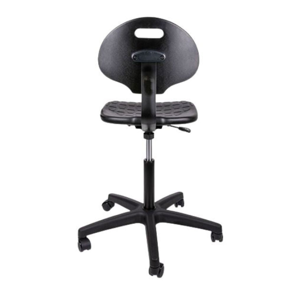 Silla de Oficina Industrial Ergonómica - OFFIHO HEAVY DUTY LINE OHI-48 - Negro - Asiento y Respaldo en Poliuretano