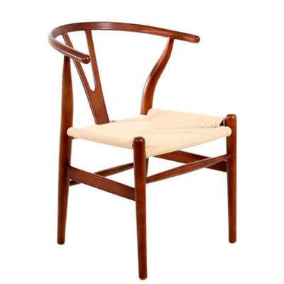 Silla comercial Copenhague con concha de polipropileno y patas de madera de haya estilo nórdico