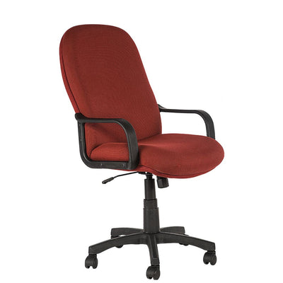 Silla De Oficina Secretarial - ALBAR E-60 - Varios Colores - Respaldo y Asiento Tapizado
