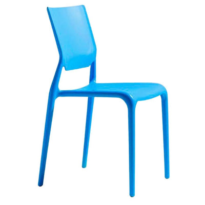 Silla para Cafetería Áreas de Exterior - LABENZE SIRIO 106-01000 - Varios Colores - Tecnología Air Moulding Respaldo Forma Cuadrada