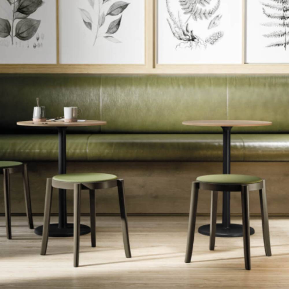 TABURETE COLOS TORRE S | Taburete Restaurante Bar | 45 cm | Varios Colores | Polipropileno | Interior + Exterior Cafetería Barra Restaurante Bistro Zona de Alimentos Bancos Hotel Hostelería