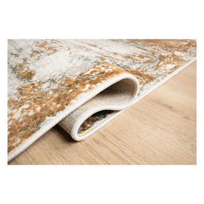 TAPETE LAVIN ARTEMA U6018 | Tapete Decorativo para Recepción Hotel Hogar Departamento Sala | ORO TAUPE | Varias Medidas | Rectangular Circular| Interior | Hotel Habitación Airbnb Sala Recamara Estudio