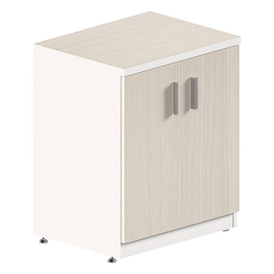 Archivero Horizontal para Despacho - GEBESA KENZA - Frente 60 cm - 2 Puertas - GBK370 - GEBESA - NOGAL BEAT - Archivero