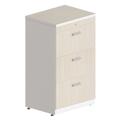 Archivero Horizontal para Oficina - GEBESA KENZA - Frente 60 cm - 3 Gavetas - GBK360 - GEBESA - NOGAL BEAT - Archivero