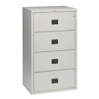 ARCHIVERO OFIK 725 | Archivero Contra Incendio Horizontal 34p | 4 Gavetas | Suspensor Carpetas Colgantes |Sin Asbesto | Estructura Acero | Porta Etiquetas | Interior - 725 - OFIK - NOGAL BEAT - archivero