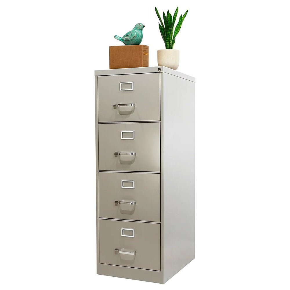 Archivero para Oficina Organizador - KINGSTRONG 14118 ARCH0300026 - 4 Gavetas - Arena - Metálico - ARCH0300026 - Mundo In - NOGAL BEAT - Archivero