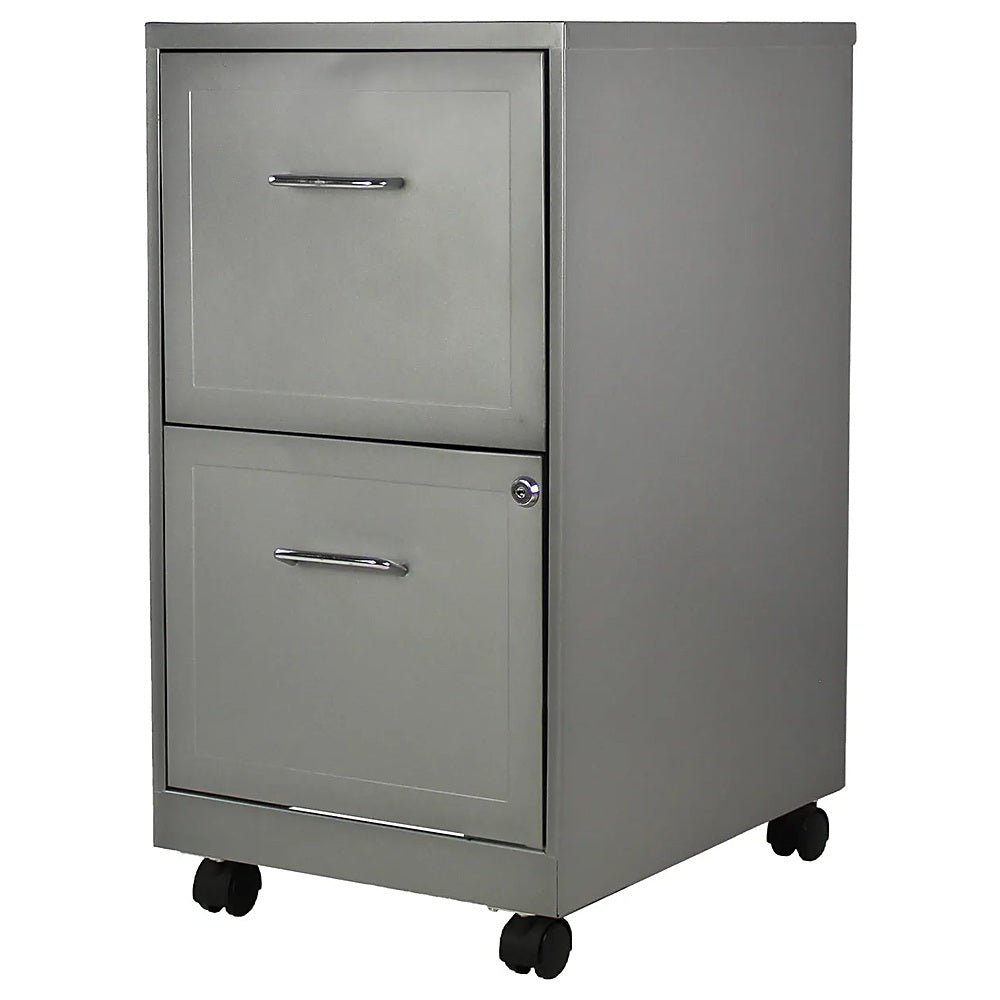 Archivero para Oficina Organizador - KINGSTRONG 15478 ARCH0300029 - 2 Gavetas - Gris - Metálico - ARCH0300029 - Mundo In - NOGAL BEAT - Archivero