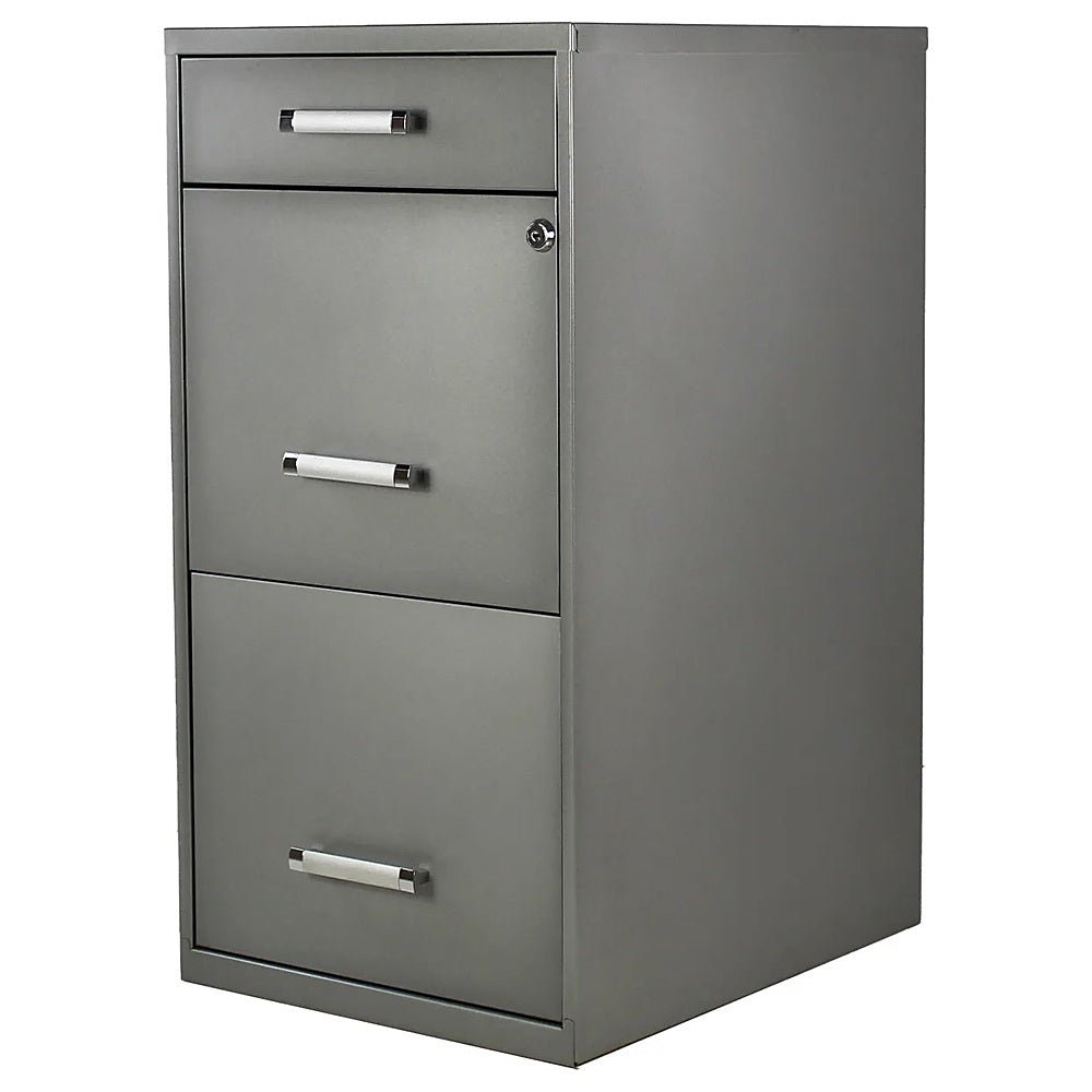 Archivero para Oficina Organizador - KINGSTRONG 2+1 17069 ARCH0300039 - Gris - Metálico - ARCH0300039 - Mundo In - NOGAL BEAT - Archivero