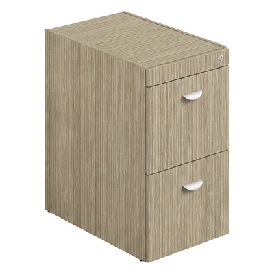 Archivero Pedestal para Oficina - GEBESA FILO - Frente 39 cm - Cubierta de Aglomerado - GCF302CN - GEBESA - NOGAL BEAT - Archivero