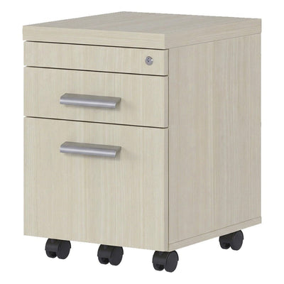 Archivero Pedestal para Oficina - GEBESA PRIME - Frente 41 cm - Alto 58 cm - Cubierta de Aglomerado - GBR305 - GEBESA - NOGAL BEAT - Archivero