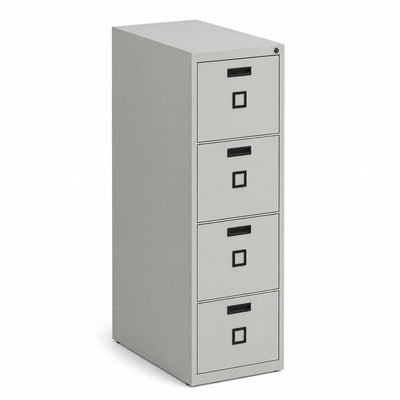 Archivero Vertical para Archivo - GEBESA CYBER - Frente 42 cm - 4 Gavetas - GAK340 - GEBESA - NOGAL BEAT - Archivero