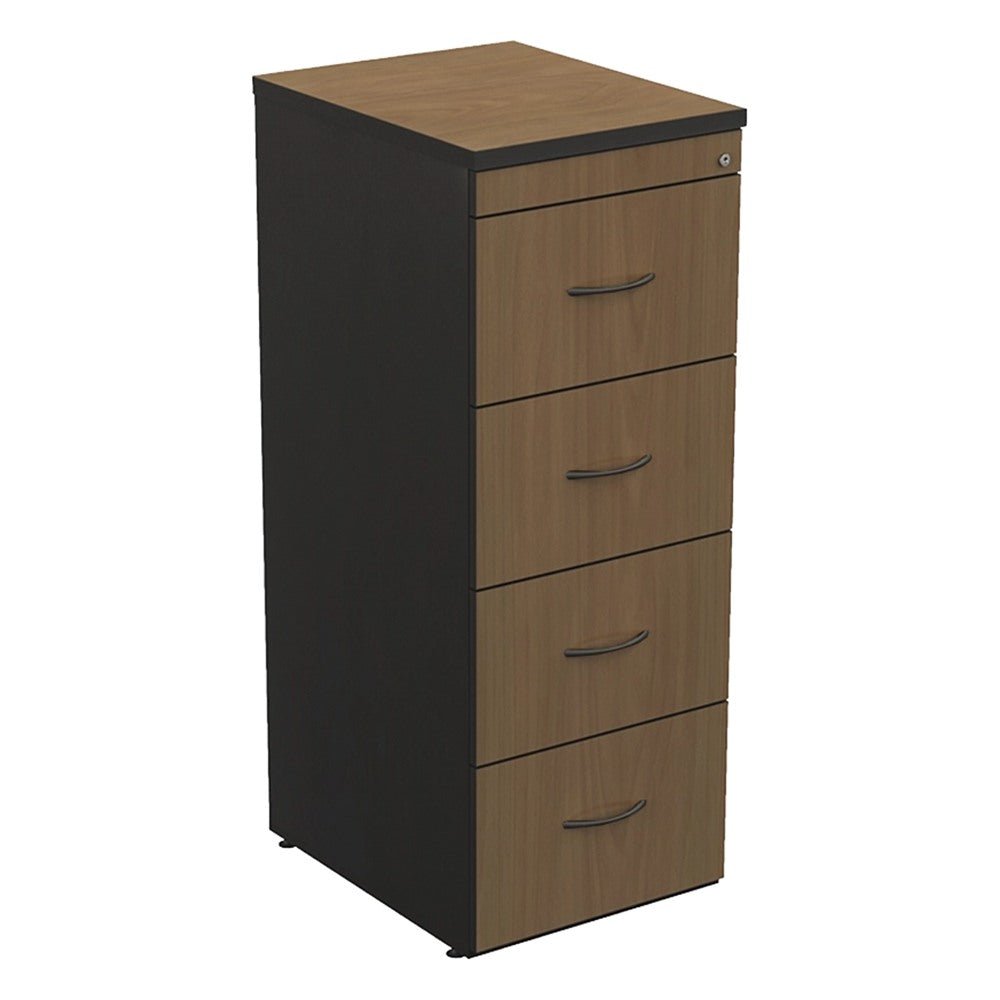 Archivero Vertical para Archivo - GEBESA VOLT - 4 Gavetas - GBV340 - GEBESA - NOGAL BEAT - Archivero