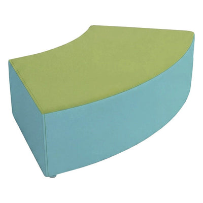 Banca Curva para Lobby - GEBESA FOMCORE ARMLESS - Frente 125 cm - Alto 35 cm - Tapizado - GFCA106502314 - GEBESA - NOGAL BEAT - Banca de Visita