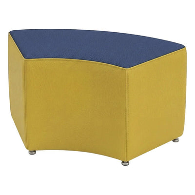 Banca en Arco para Área de Espera - GEBESA FOMCORE LOUNGE - Frente 110 cm - Alto 35 cm - Tapizado - GFCB015441814 - GEBESA - NOGAL BEAT - Banca de Visita
