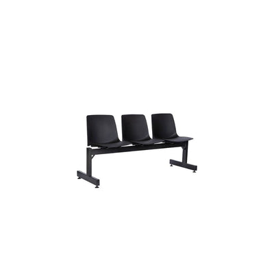 BANCA NOGAL BEAT PL - 30 3P | Banca Visitante para Sala de Espera Instituciones | 3 Plazas | Polipropileno | Interior - PL - 30 3P - ALBAR - NOGAL BEAT -
