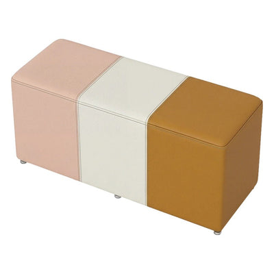 Banca para Área Colaborativa - GEBESA FOMCORE LOUNGE - Frente 120 cm - Alto 45 cm - Tapizado - GFCB009481818 - GEBESA - NOGAL BEAT - Banca de Visita