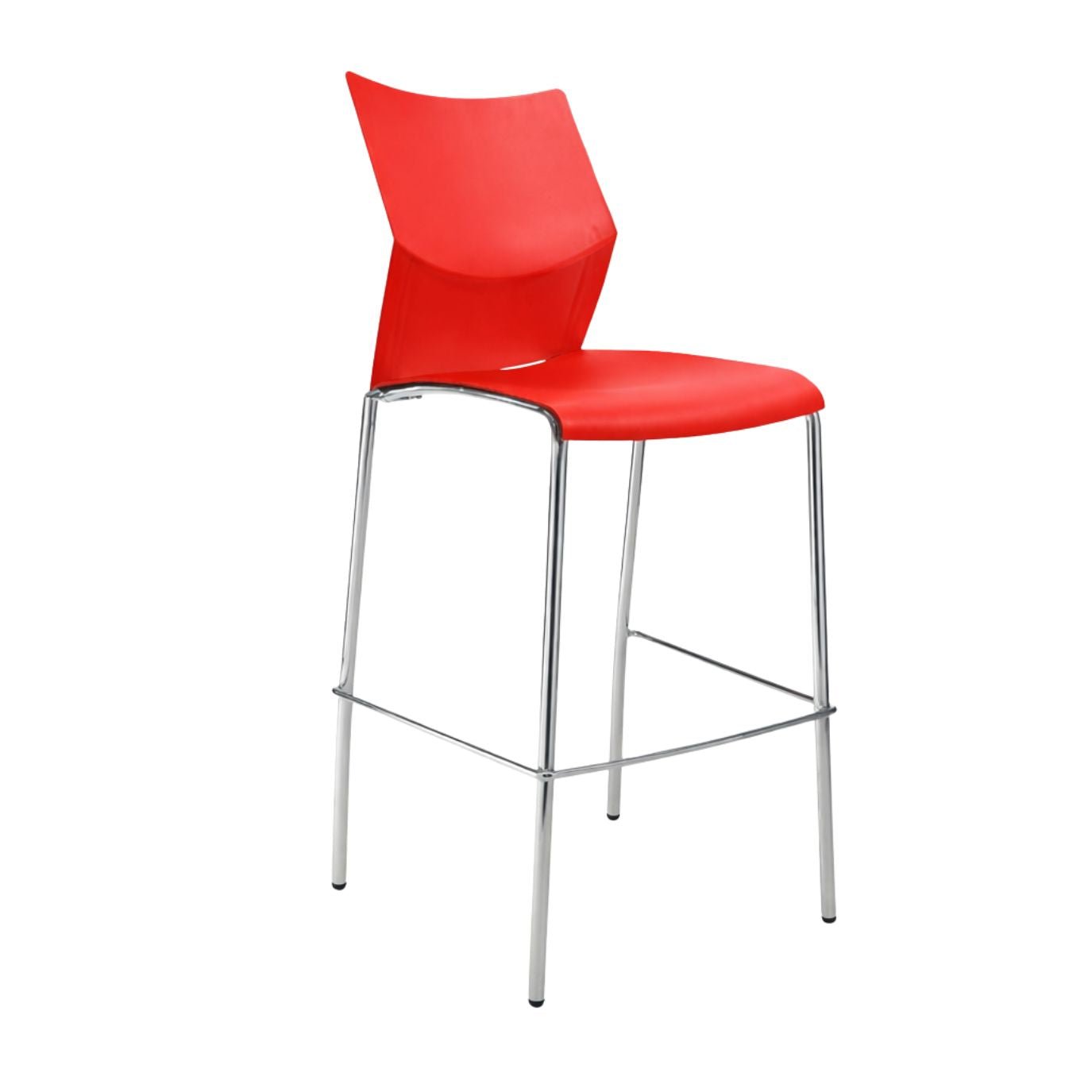 Banco Alto - LABENZE NIZZA 107-00420 - Varios Colores - Patas Tubular Cromado con descansa Pies