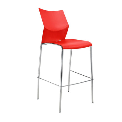 Banco Alto - LABENZE NIZZA 107-00420 - Varios Colores - Patas Tubular Cromado con descansa Pies