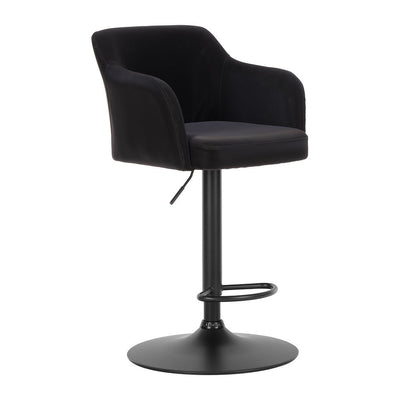 Banco Alto para Pub - ZUO PRESCOTT - Varios Colores - Asiento y Respaldo Tapizados en Piel Sintética - 111094 - Zuo - NOGAL BEAT - Banco Comercial