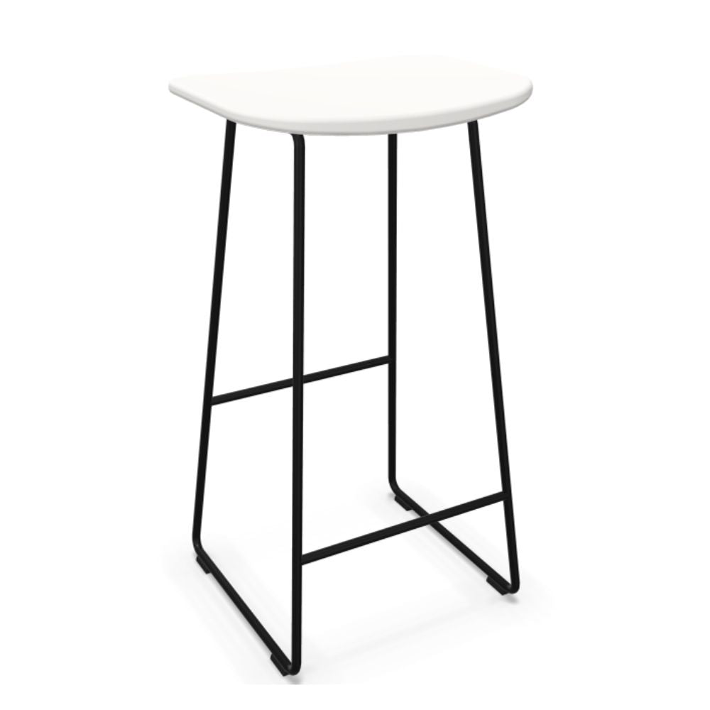 BANCO INFINITI KLEJN 113-5440I-P | Banco Ocasional para Cocina| Base Trineo | Varios Colores | Asiento Polipropileno | Interior Exterior - 113-5400I-PBC - Infiniti - NOGAL BEAT - Bancos