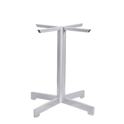 BASE NOGAL BEAT AR - 108 PLUS | Base Mesa Restaurante | Base Acero Rectangular | Tubo Acero Redondo | Interior - AR - 108 PLUS - ALBAR - NOGAL BEAT -