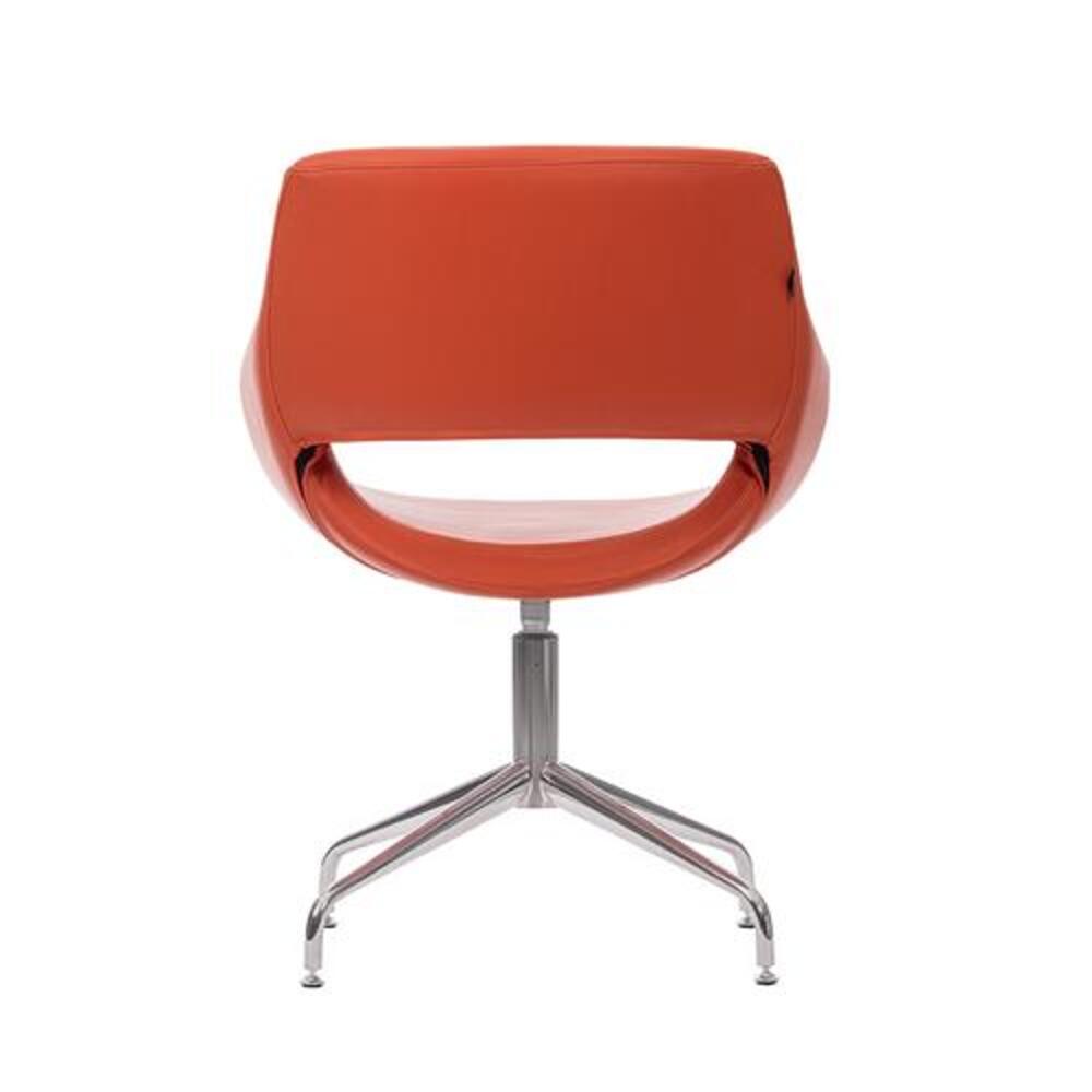 Bratti Silla Flok Fl03 Oficina Poliuretano Flexible Inyectado Base 4 Puntas Interior - FL03-G1 - Bratti - NOGAL BEAT - Sillas