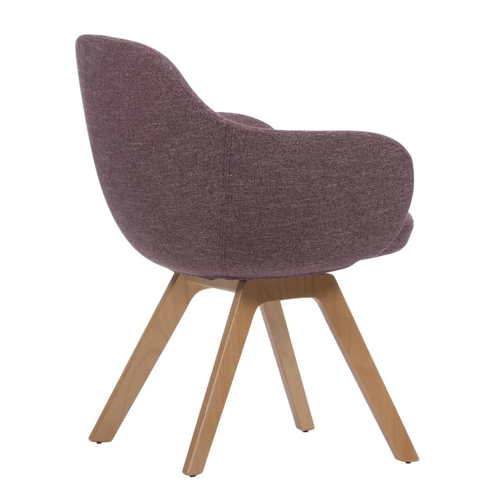 Bratti Silla Kimbra Ki05 Poliuretano Flexible Inyectado Base Madera Interior - KI05-G1 - Bratti - NOGAL BEAT - Sillas
