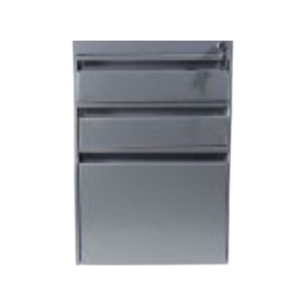 Archivero cajonera bajo credenza Gersa en color gris para oficina