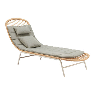 Camastro de Intemperie para Roof Garden - ZUO SKIM - Multicolor - Asiento y Respaldo Tapizados con Tela para Exterior - 704175 - Zuo - NOGAL BEAT - Camastro