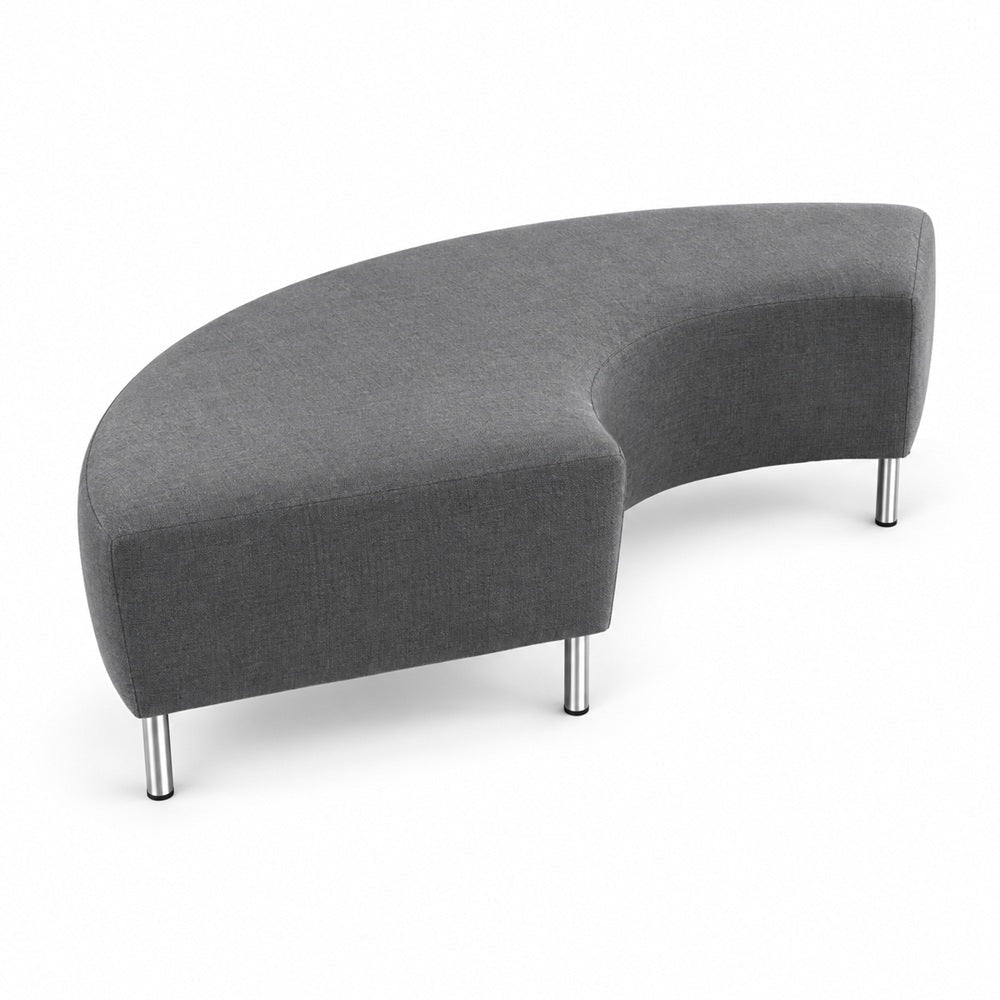 Chaise Longue Modular Mossa - VERSA OFFSET - Frente 192 cm - VO-648F - VERSA - NOGAL BEAT - Sillón Ocasional