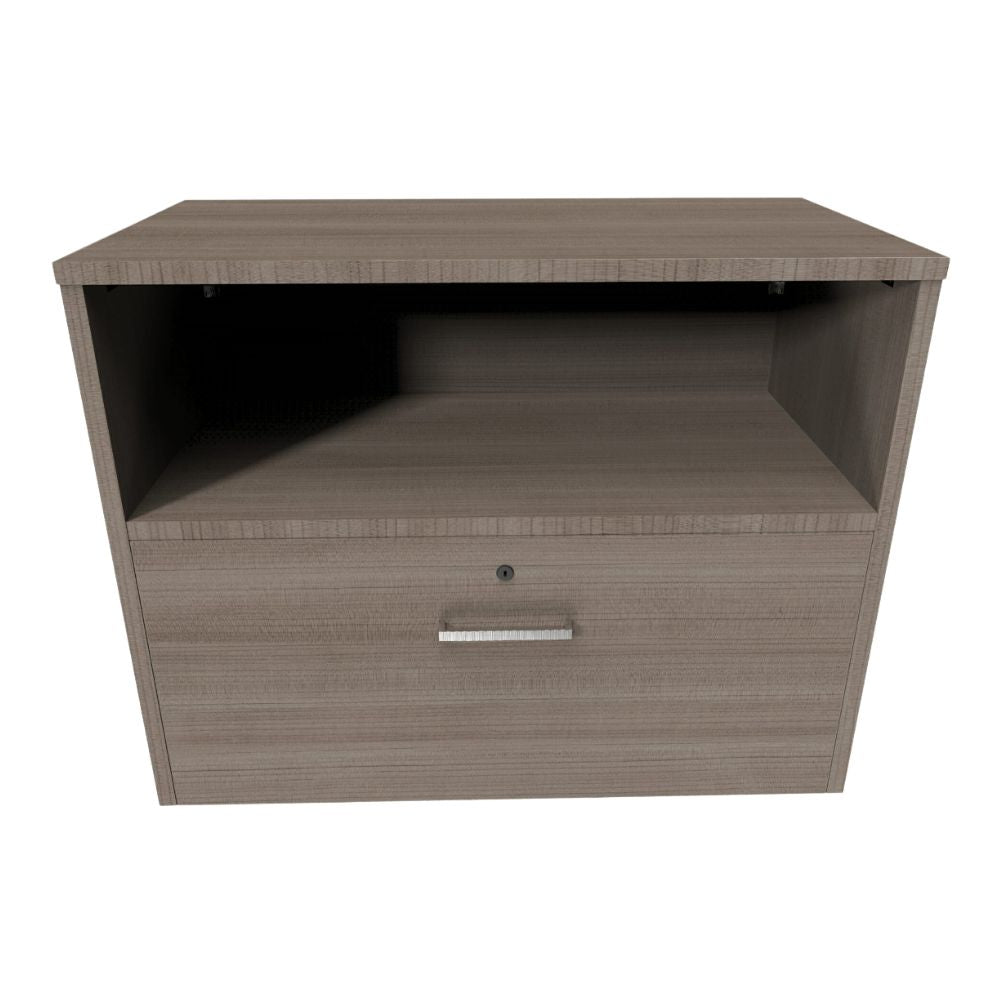 Credenza Ofik Urban 887 en melamina con 1 entrepaño y 1 cajón para oficina