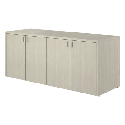 Credenza para Oficina Ejecutiva - GEBESA PRIME - Frente 180 cm - 4 Puertas - GBR534180 - GEBESA - NOGAL BEAT - Credenza