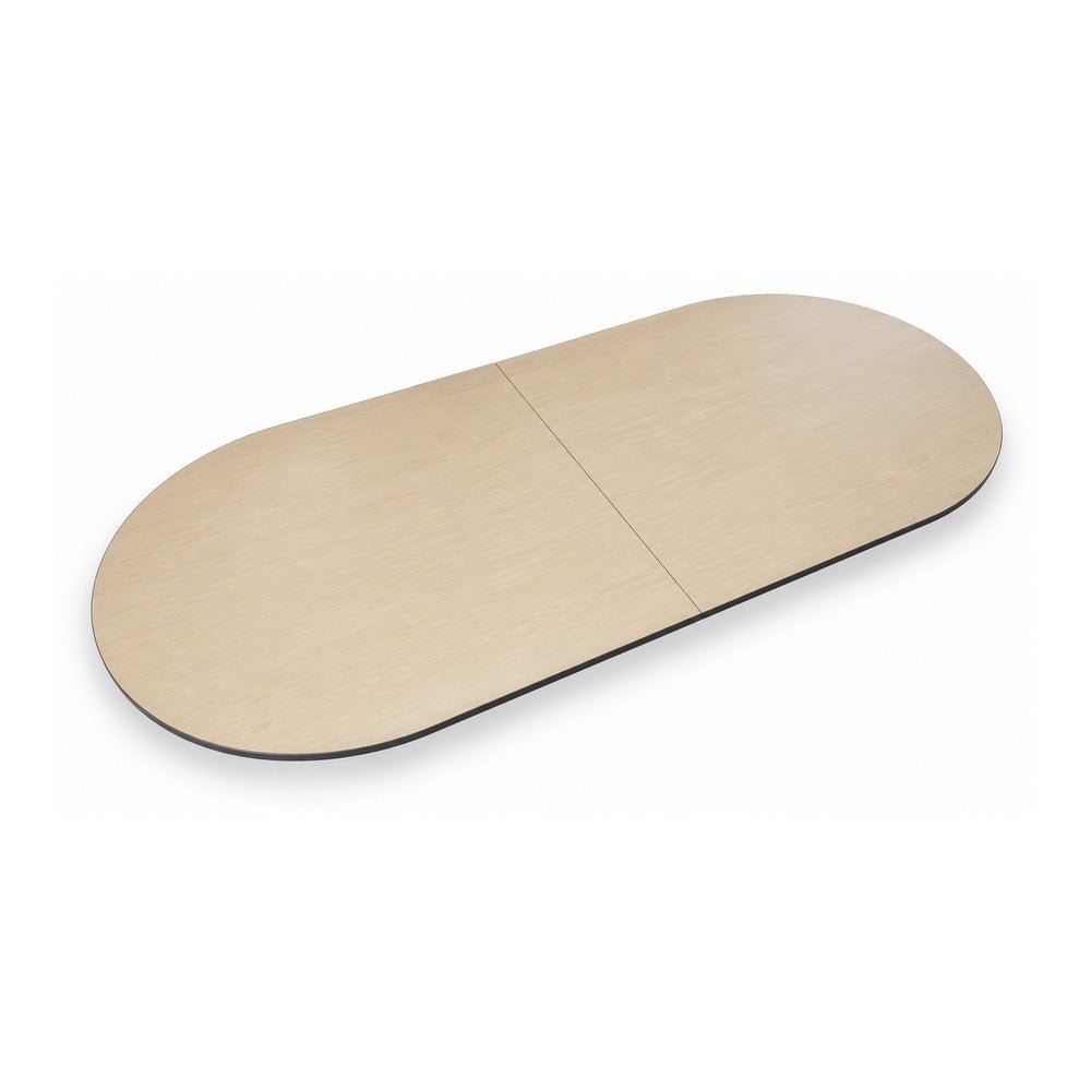 Cubierta Ovalada para Mesa de Juntas - GEBESA MESAS CONFIGURABLES - Frente 300 cm - Fondo 120 cm - Cubierta y Base de Aglomerado - GBJ941300BP - GEBESA - NOGAL BEAT - Cubierta para Mesa