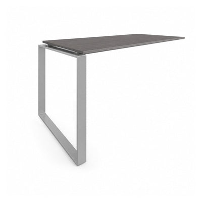 Escritorio de Oficina Configurable en Bateria - VERSA AXIO - Blanco/Gris - 160 × 75 × 75 cm - Posicion Final - AO-216F - VERSA - NOGAL BEAT - Escritorio de Oficina