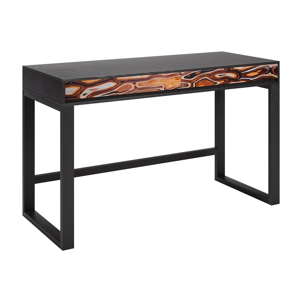 Escritorio para Home Office - ZUO AREMI - Negro - Estructura y Cubierta en MDF - 111325 - Zuo - NOGAL BEAT - Escritorio de Oficina