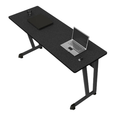Escritorio para oficina OFIK 232 rectangular con cubierta de melamina y estructura en lámina