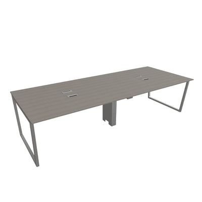 Escritorio modular OFIK Vasari 872 para cuatro usuarios con cubierta de melamina y estructura de acero