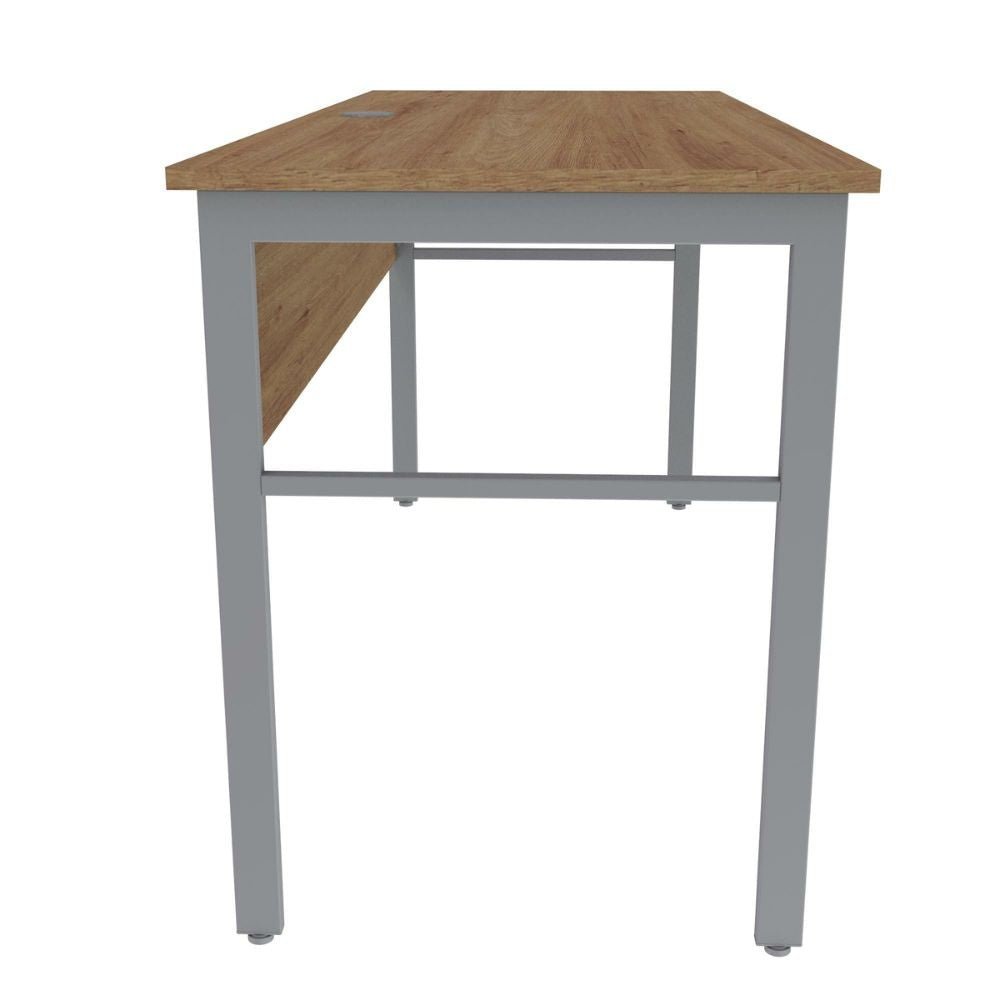 ESCRITORIO URBAN OFIK 862 | Escritorio Urban 601 | Estructura Tubular Acero | Tapones Protectores | Regatón Nivelador | Interior - 862 - OFIK - NOGAL BEAT - Escritorio