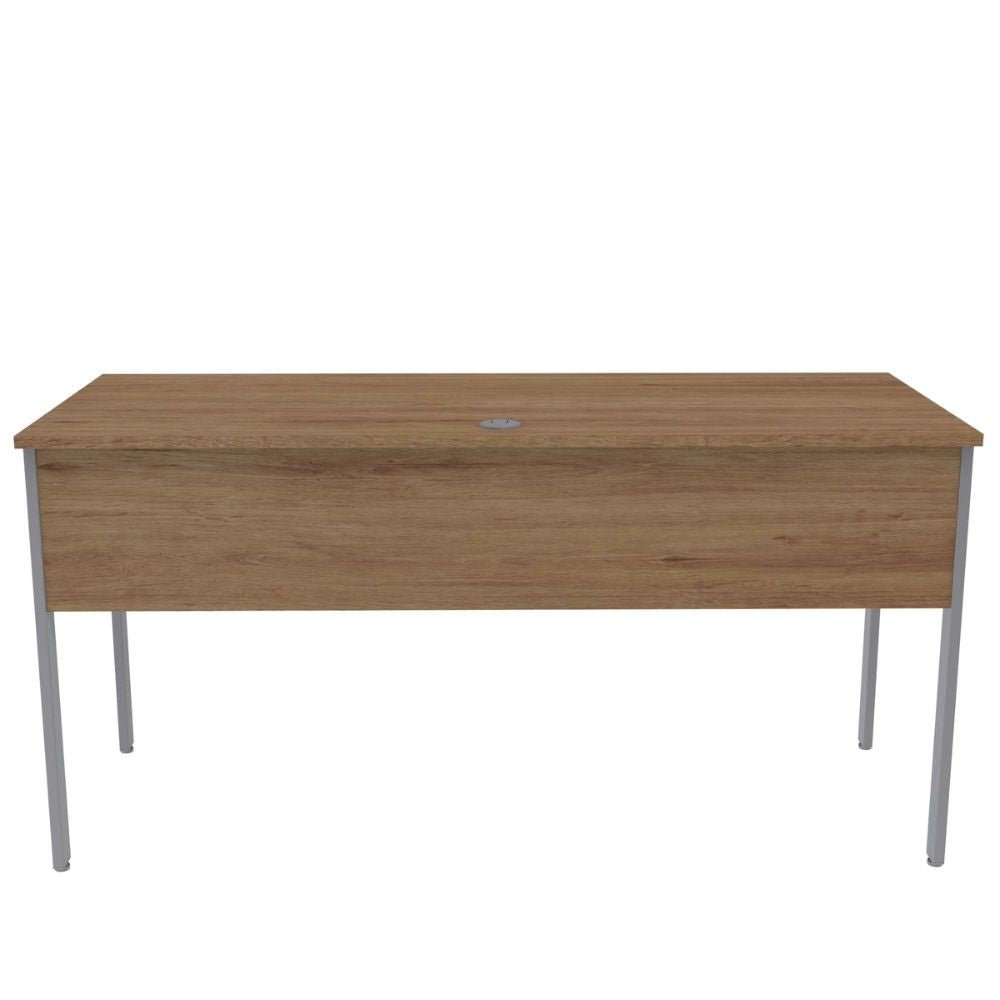 ESCRITORIO URBAN OFIK 862 | Escritorio Urban 601 | Estructura Tubular Acero | Tapones Protectores | Regatón Nivelador | Interior - 862 - OFIK - NOGAL BEAT - Escritorio