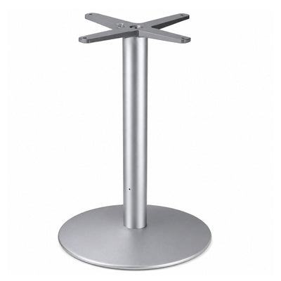 Estructura Alta para Mesas - LABENZE D54/H1.10 160-07650-GRS - Gris Plata - Columna Redonda - 160-07650-GRS - Labenze - NOGAL BEAT - Estructura para Mesa