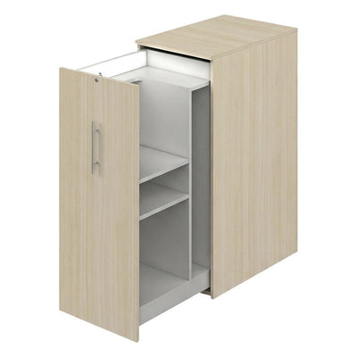 Gabinete Personal para Oficina - GEBESA G-BENCH - Mano Izquierda - GAM780LCN - GEBESA - NOGAL BEAT - Archivero