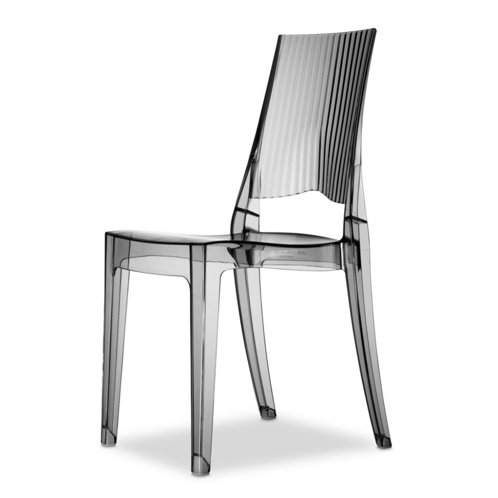 Labenze Silla Glenda 155-07800 Policarbonato Base 4 Puntas - 155-07800-ROJ - Labenze - NOGAL BEAT - Sillas